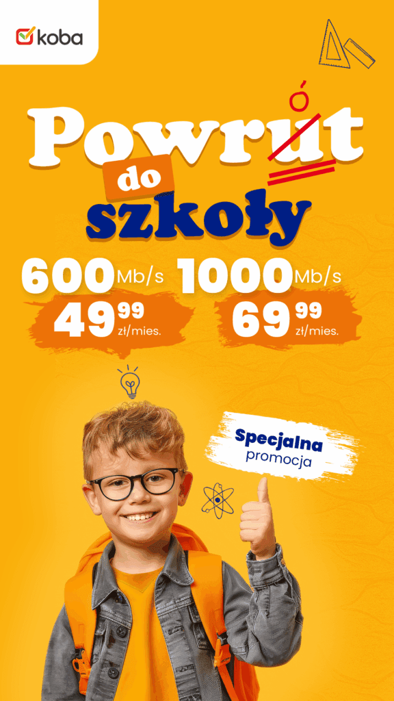 Promocja dla Uczniów na internet światłowodowy w województwie Podlaskim