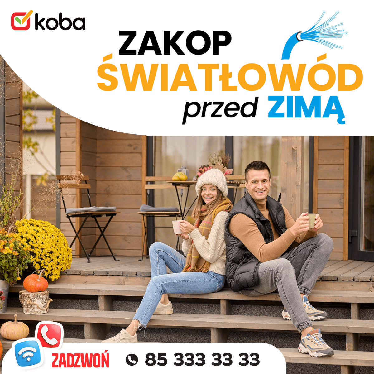 Zakop światłowód przed zimą!