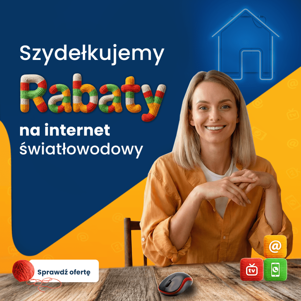 Nowa promocja w kobie. Internet - światłowód