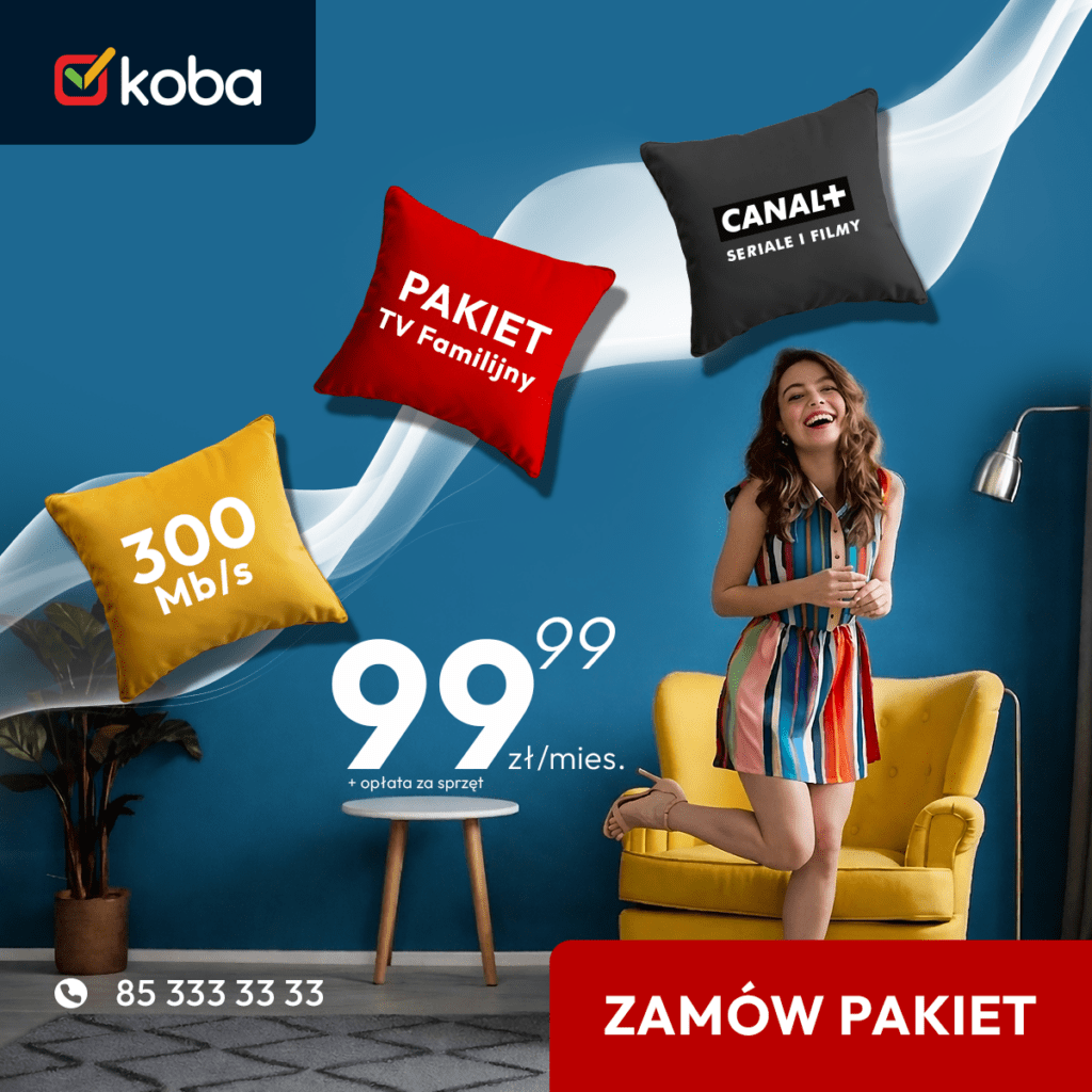Net 300 + TV + Canal+ za 99,99 zł
