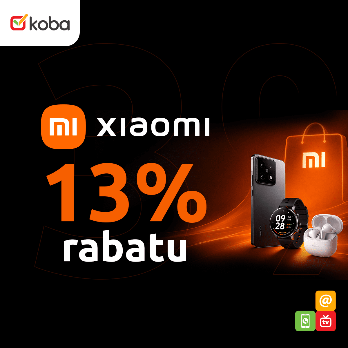 Rabat na produkty Xiaomi