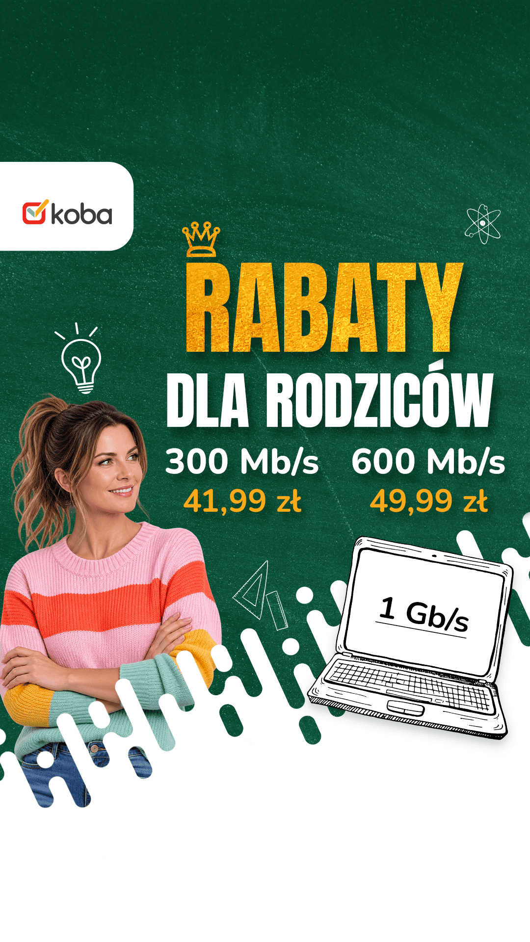 Promocja internetu KOBA dla rodziców
