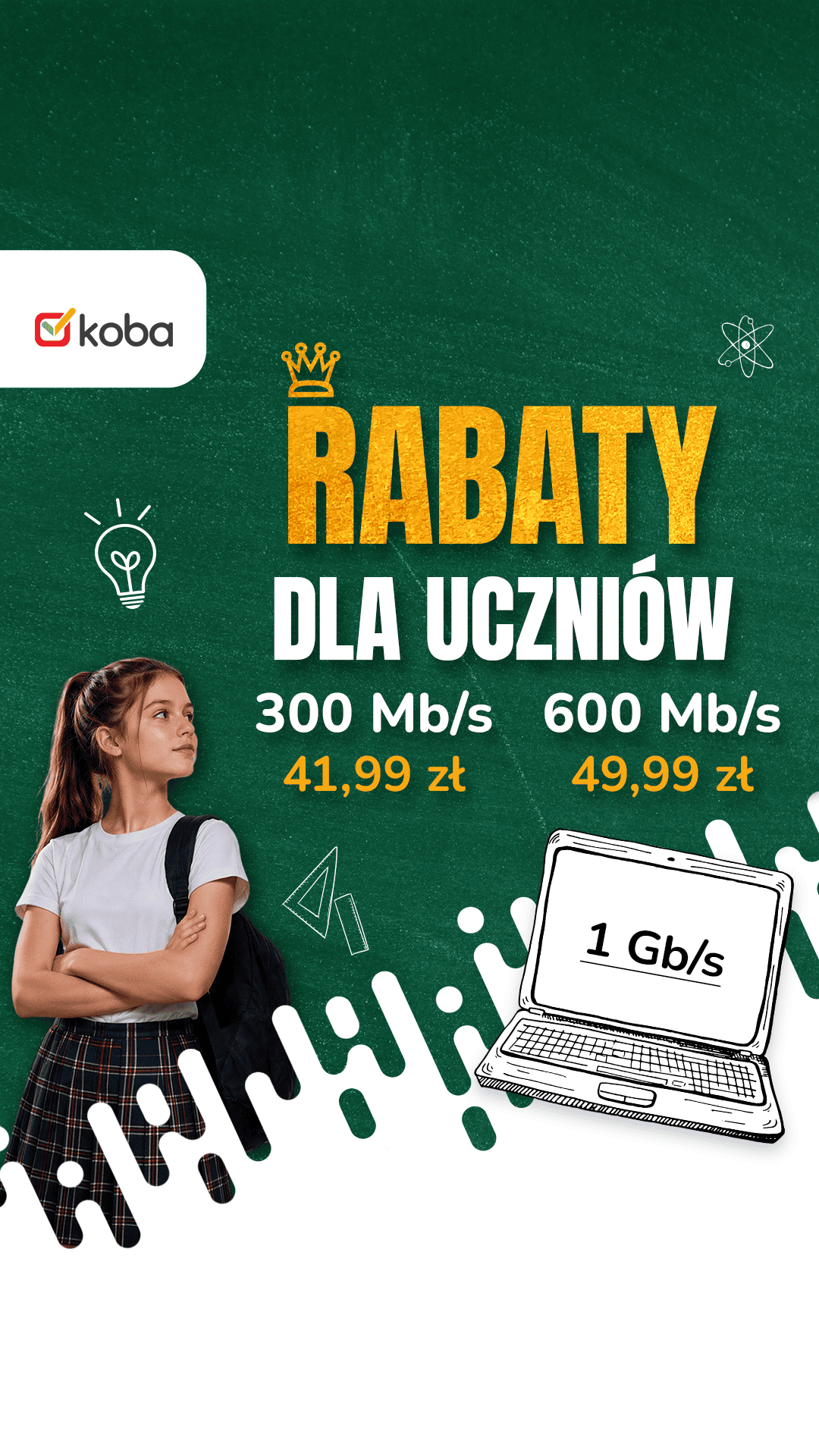 Promocja internetu KOBA dla uczniów