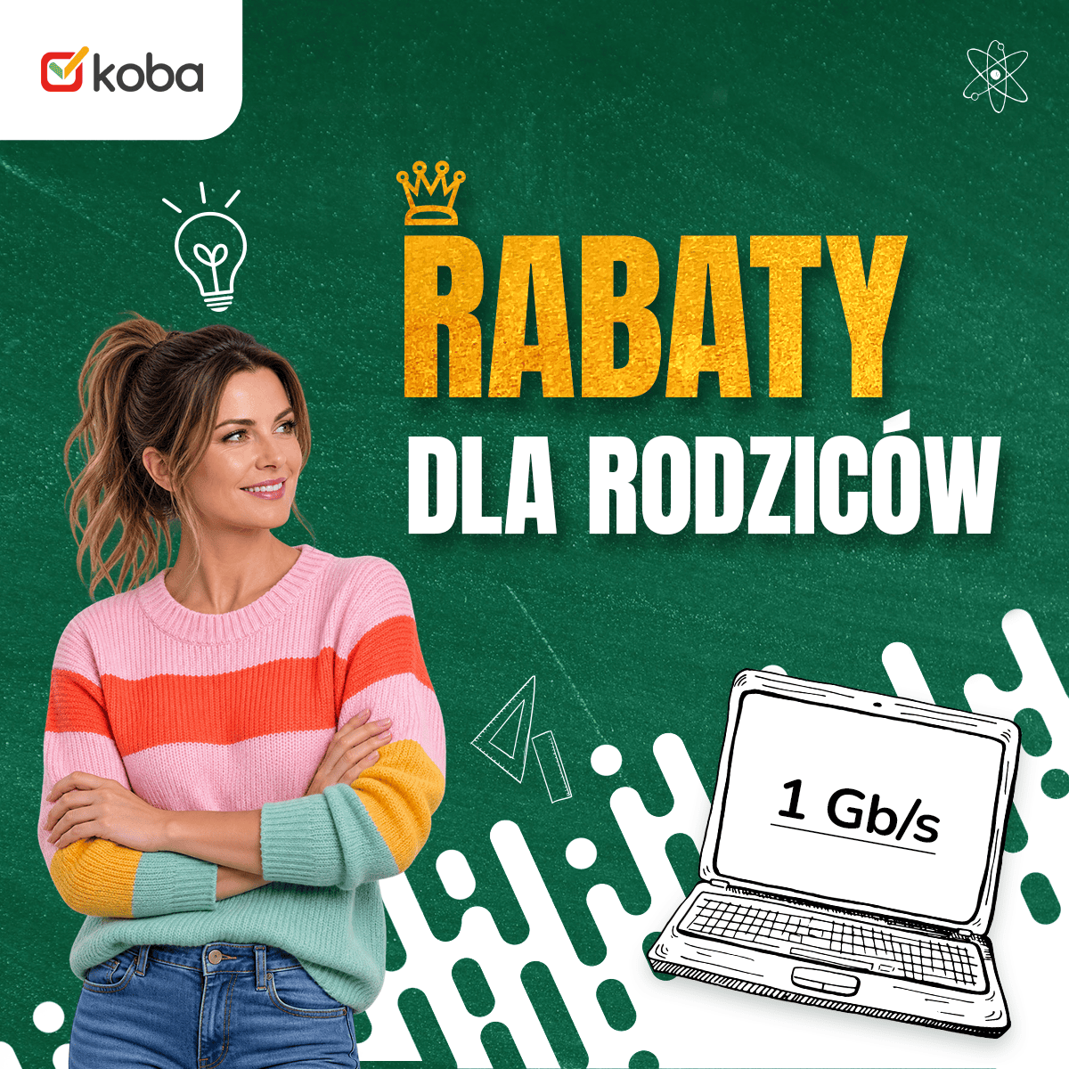 Rabaty na internet dla rodziców – KOBA