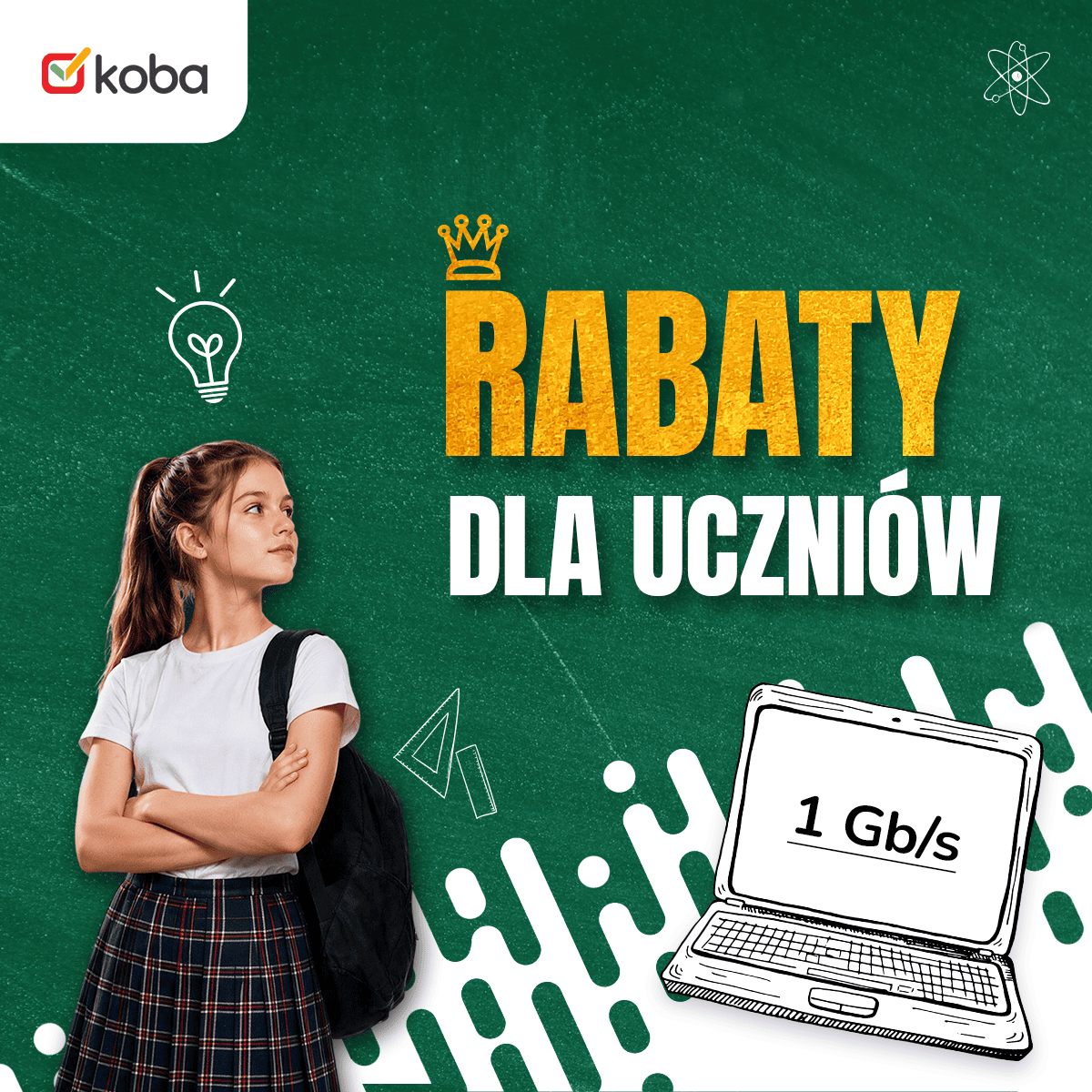Rabaty na internet dla uczniów – KOBA