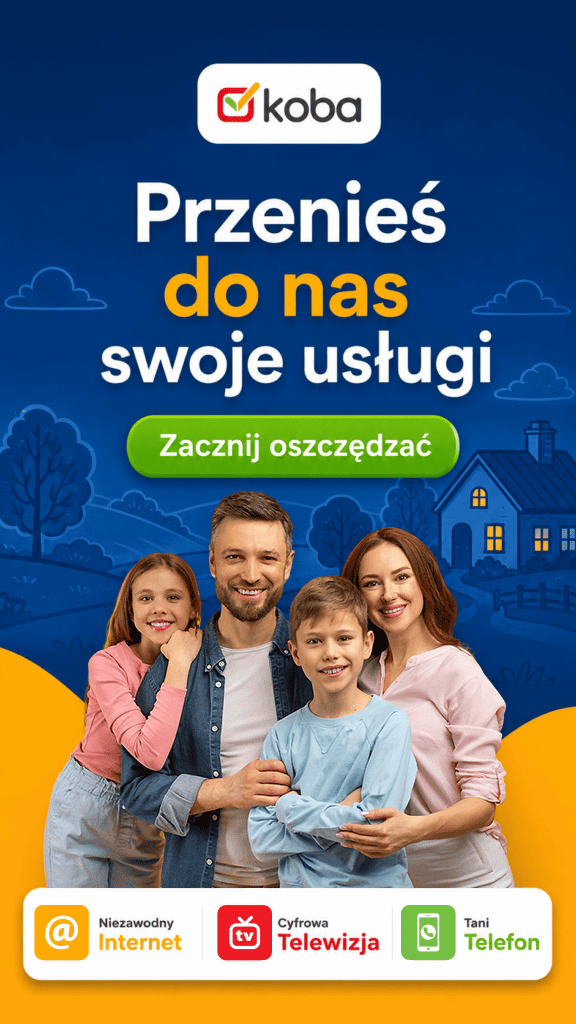 Zacznij oszczędzać - podłącz się do światłowodu. Koba - Łączy Podlasie