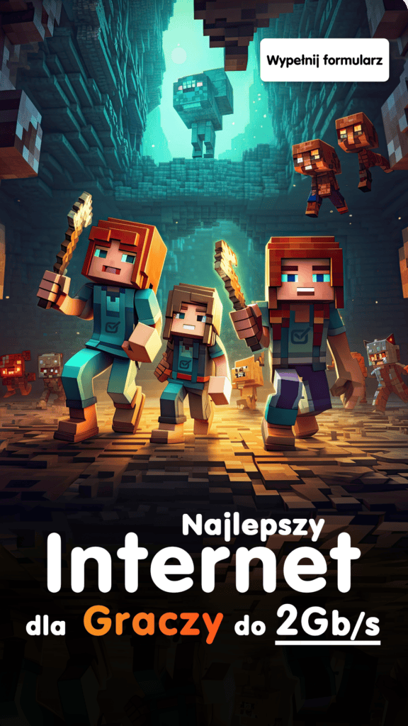 najlepszy internet dla graczy - internet światłowodowy podlasie. Niski ping - KOBA